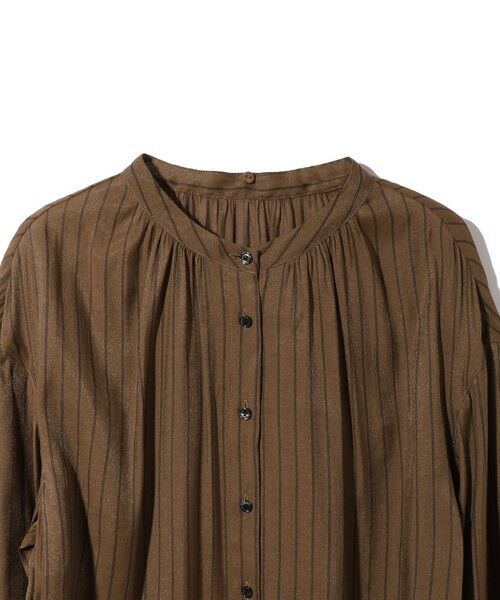 ketty / ケティ シャツ・ブラウス | セミシアーストライプ2WAYボウタイブラウス≪手洗い可能≫ | 詳細20