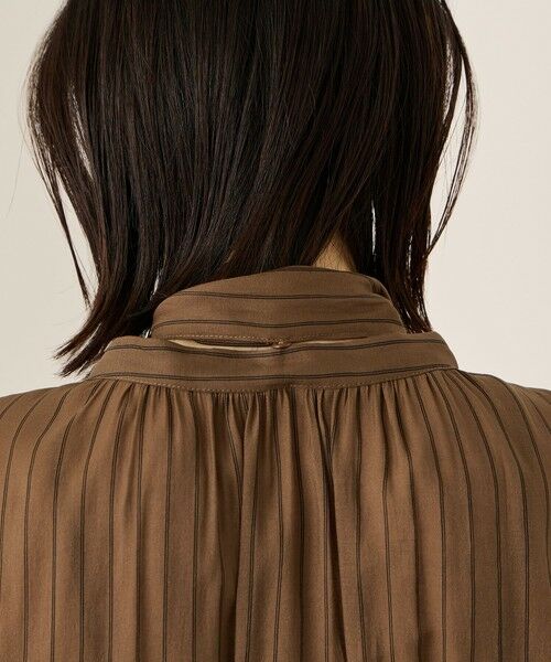 ketty / ケティ シャツ・ブラウス | セミシアーストライプ2WAYボウタイブラウス≪手洗い可能≫ | 詳細22