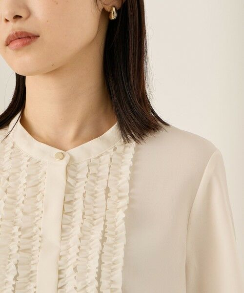 ketty / ケティ シャツ・ブラウス | ポライトジョーゼットフリルブラウス≪手洗い可能≫ | 詳細3