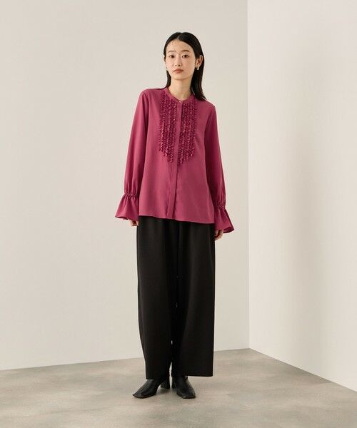 ketty / ケティ シャツ・ブラウス | ポライトジョーゼットフリルブラウス≪手洗い可能≫ | 詳細18