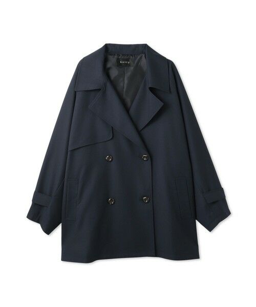 ketty / ケティ ダッフルコート | テントラインミドルトレンチコート | 詳細6