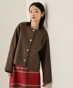 ketty / ケティ テーラードジャケット | ウールチョウジャージーノーカラージャケット