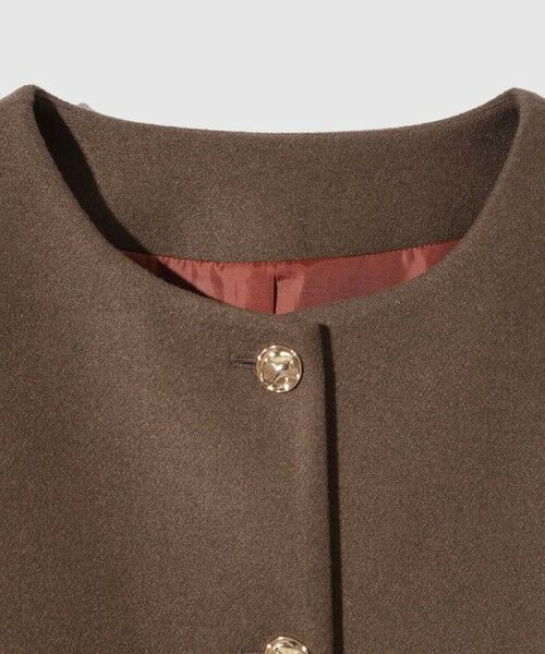 ketty / ケティ テーラードジャケット | ウールチョウジャージーノーカラージャケット | 詳細11
