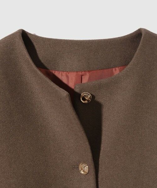 ketty / ケティ テーラードジャケット | ウールチョウジャージーノーカラージャケット | 詳細12