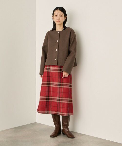 ketty / ケティ テーラードジャケット | ウールチョウジャージーノーカラージャケット | 詳細7