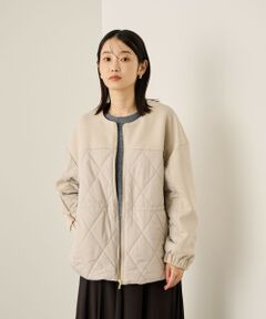 ketty / ケティ テーラードジャケット | ダイヤキルティングダンボールブルゾン
