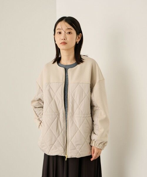 ketty/ケティ ダイヤキルティングダンボールブルゾン ベージュ M ketty/ケティ ダイヤキルティングダンボールブルゾン ベージュ M