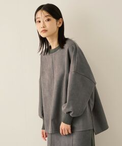 ketty / ケティ カットソー | スウェードタッチダンボールプルオーバー≪手洗い可能≫