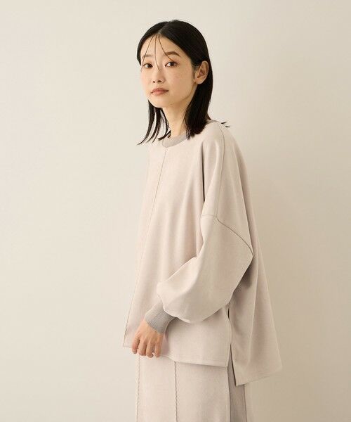 ketty / ケティ カットソー | スウェードタッチダンボールプルオーバー≪手洗い可能≫ | 詳細4