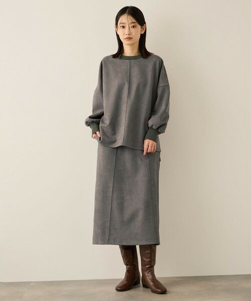 ketty / ケティ カットソー | スウェードタッチダンボールプルオーバー≪手洗い可能≫ | 詳細19
