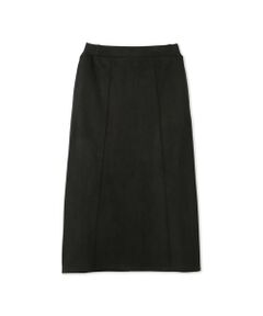 ketty / ケティ ミニ・ひざ丈スカート | スウェードタッチダンボールナロースカート≪手洗い可能≫