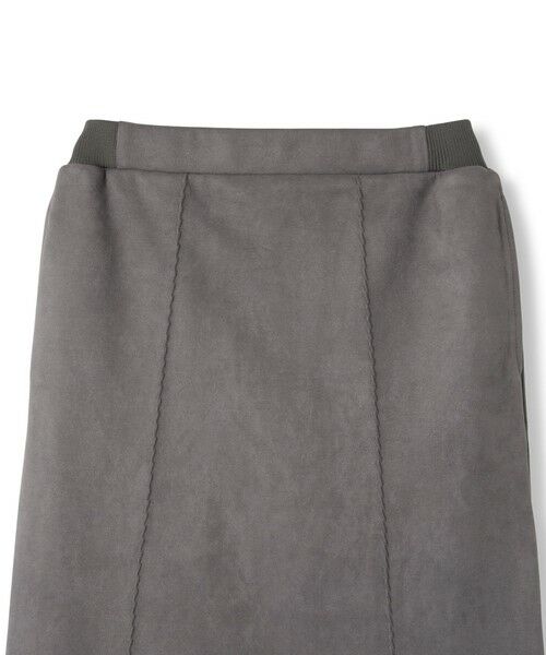 ketty / ケティ ミニ・ひざ丈スカート | スウェードタッチダンボールナロースカート≪手洗い可能≫ | 詳細11