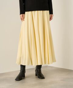 ketty / ケティ ミニ・ひざ丈スカート | フローイングウールサーキュラースカート