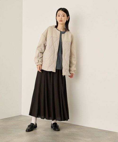 ketty / ケティ ミニ・ひざ丈スカート | フローイングウールサーキュラースカート | 詳細2