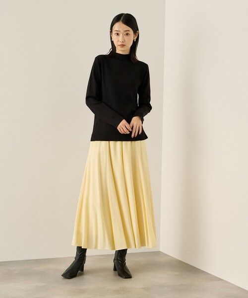 ketty / ケティ ミニ・ひざ丈スカート | フローイングウールサーキュラースカート | 詳細8