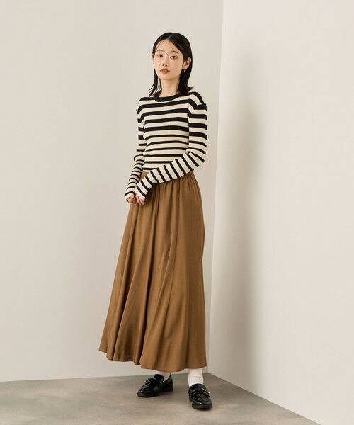 ketty / ケティ ミニ・ひざ丈スカート | フローイングウールサーキュラースカート | 詳細19