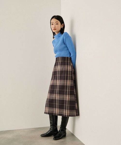 ketty / ケティ ミニ・ひざ丈スカート | ブラッシュバックストレッチイージースカート≪洗濯機で洗える≫ | 詳細7