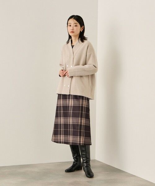 ketty / ケティ ミニ・ひざ丈スカート | ブラッシュバックストレッチイージースカート≪洗濯機で洗える≫ | 詳細8