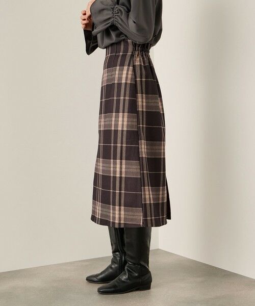 ketty / ケティ ミニ・ひざ丈スカート | ブラッシュバックストレッチイージースカート≪洗濯機で洗える≫ | 詳細2