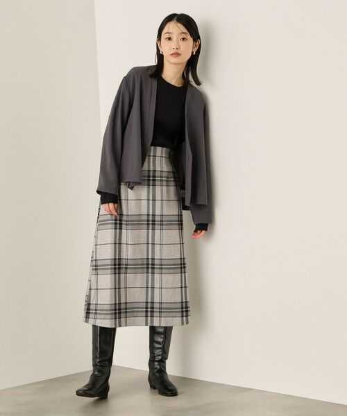 ketty / ケティ ミニ・ひざ丈スカート | ブラッシュバックストレッチイージースカート≪洗濯機で洗える≫ | 詳細22