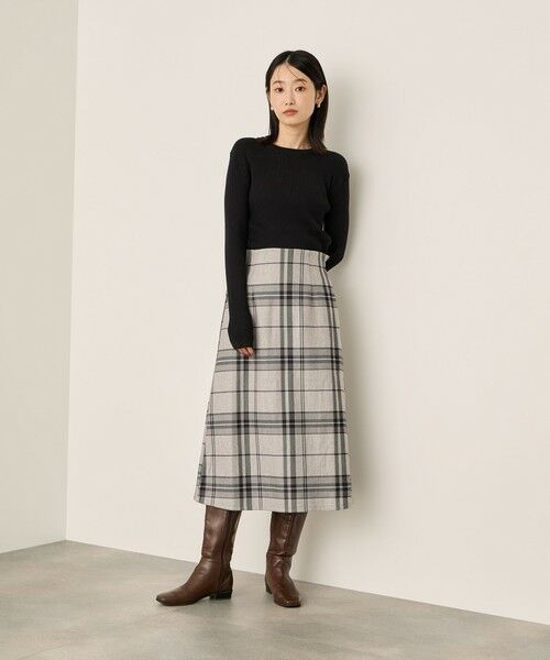 ketty / ケティ ミニ・ひざ丈スカート | ブラッシュバックストレッチイージースカート≪洗濯機で洗える≫ | 詳細23