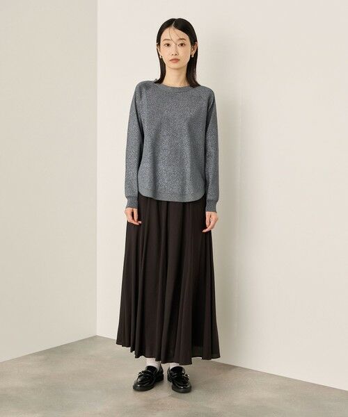 ketty / ケティ ニット・セーター | エアリーグリッターラウンドヘムニット≪手洗い可能≫ | 詳細8