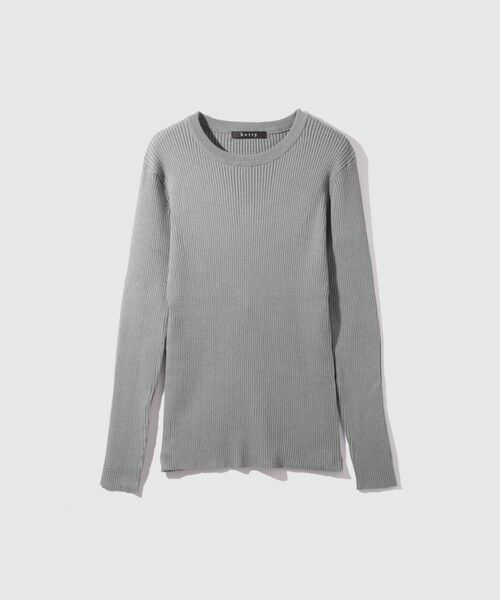 ketty/ケティ 調温クルーネックニット≪手洗い可能≫ ライトグレー M ketty/ケティ 調温クルーネックニット≪手洗い可能≫ ライトグレー M