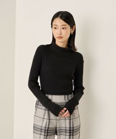 ketty / ケティ ニット・セーター | 調温バックボタンハイネックニット≪手洗い可能≫