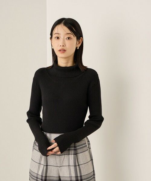 ketty / ケティ ニット・セーター | 調温バックボタンハイネックニット≪手洗い可能≫ | 詳細1