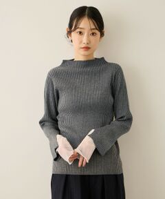 ketty / ケティ ニット・セーター | シアーカフレイヤードフウニットプルオーバー≪手洗い可能≫