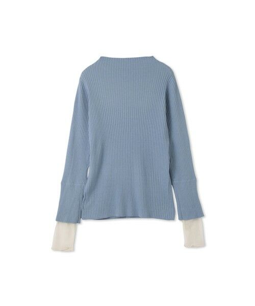 ketty / ケティ ニット・セーター | シアーカフレイヤードフウニットプルオーバー≪手洗い可能≫ | 詳細4