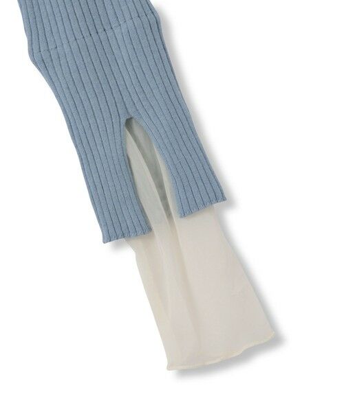 ketty / ケティ ニット・セーター | シアーカフレイヤードフウニットプルオーバー≪手洗い可能≫ | 詳細6