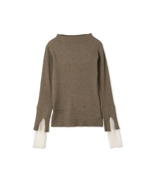 ketty / ケティ ニット・セーター | シアーカフレイヤードフウニットプルオーバー≪手洗い可能≫ | 詳細12