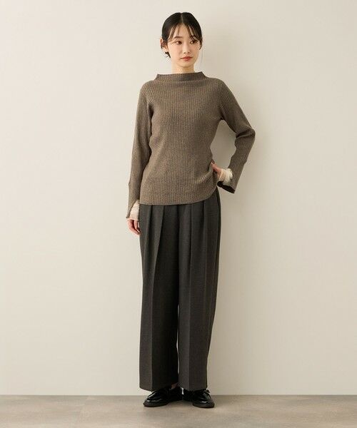 ketty / ケティ ニット・セーター | シアーカフレイヤードフウニットプルオーバー≪手洗い可能≫ | 詳細11