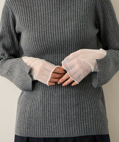 ketty / ケティ ニット・セーター | シアーカフレイヤードフウニットプルオーバー≪手洗い可能≫ | 詳細17