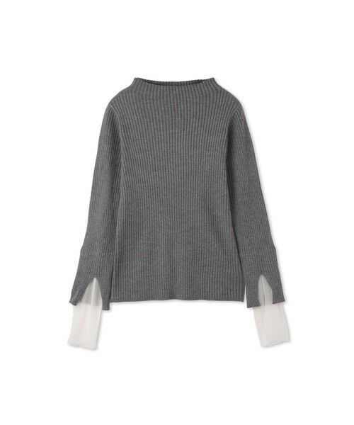 ketty / ケティ ニット・セーター | シアーカフレイヤードフウニットプルオーバー≪手洗い可能≫ | 詳細19