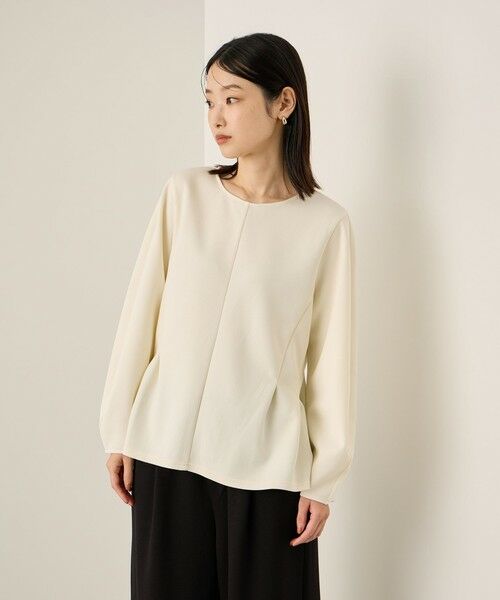 ketty / ケティ シャツ・ブラウス | カットジョーゼットウエストタックブラウス≪手洗い可能≫ | 詳細1