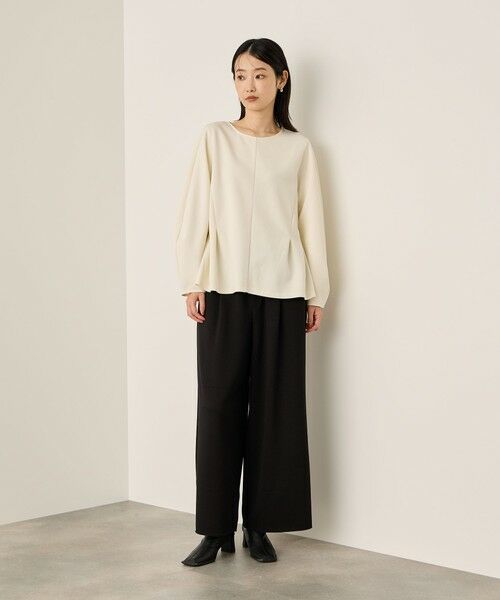 ketty / ケティ シャツ・ブラウス | カットジョーゼットウエストタックブラウス≪手洗い可能≫ | 詳細3