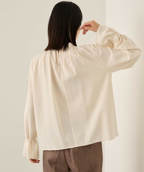 ketty / ケティ シャツ・ブラウス | エステールギャバジンハイネックブラウス≪手洗い可能≫ | 詳細4