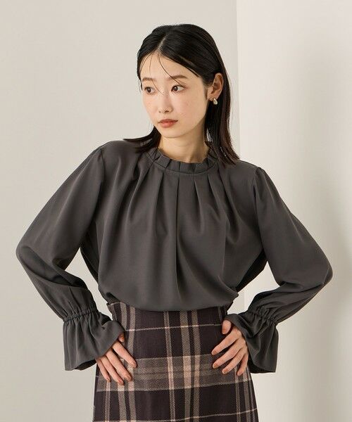 ketty / ケティ シャツ・ブラウス | エステールギャバジンハイネックブラウス≪手洗い可能≫ | 詳細18