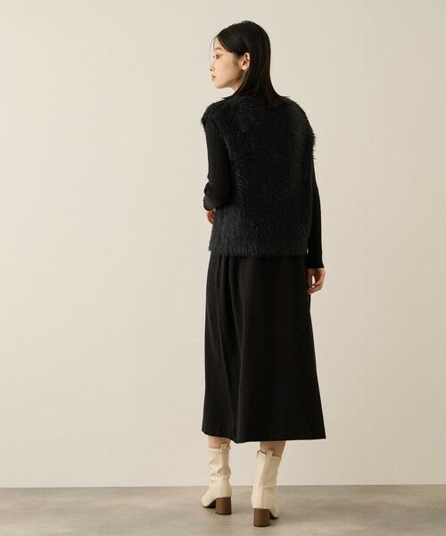 ketty / ケティ ロング・マキシ丈ワンピース | シャギーニットベストアンサンブルワンピース≪手洗い可能≫ | 詳細3