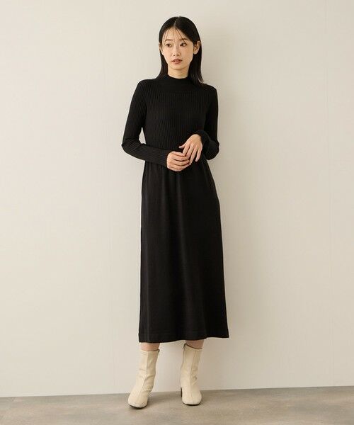 ketty / ケティ ロング・マキシ丈ワンピース | シャギーニットベストアンサンブルワンピース≪手洗い可能≫ | 詳細5