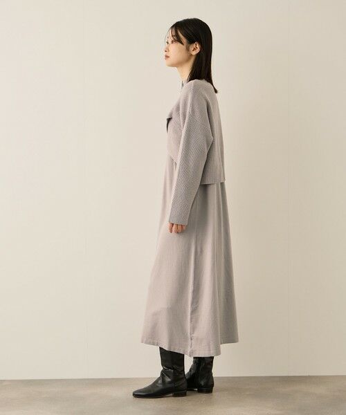 ketty / ケティ ロング・マキシ丈ワンピース | カシュクールニットアンサンブルワンピース≪手洗い可能≫ | 詳細4