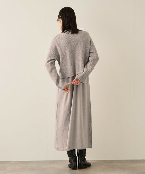 ketty / ケティ ロング・マキシ丈ワンピース | カシュクールニットアンサンブルワンピース≪手洗い可能≫ | 詳細5