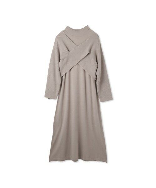 ketty / ケティ ロング・マキシ丈ワンピース | カシュクールニットアンサンブルワンピース≪手洗い可能≫ | 詳細8