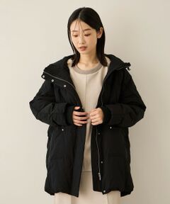 ketty / ケティ ダッフルコート | ストレッチフードピュアダウンミドルコート