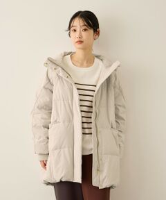 ketty / ケティ ダッフルコート | ストレッチフードピュアダウンミドルコート