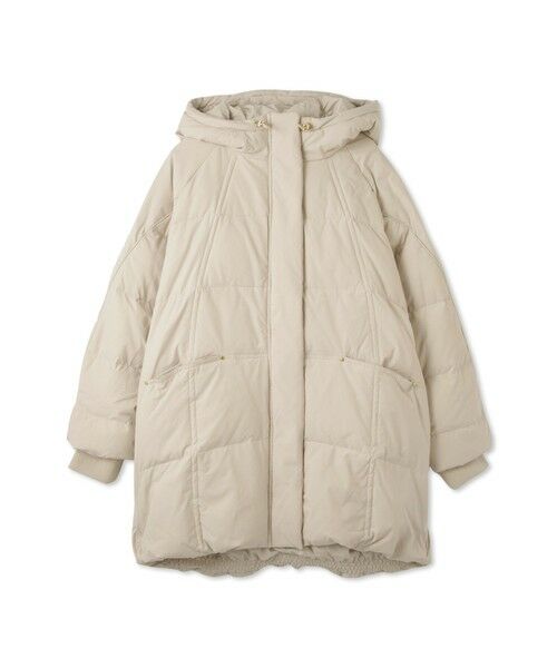 ketty / ケティ ダッフルコート | ストレッチフードピュアダウンミドルコート | 詳細8