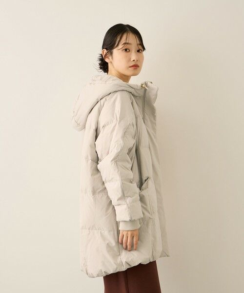ketty / ケティ ダッフルコート | ストレッチフードピュアダウンミドルコート | 詳細5