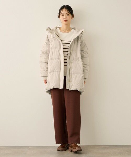 ketty / ケティ ダッフルコート | ストレッチフードピュアダウンミドルコート | 詳細7
